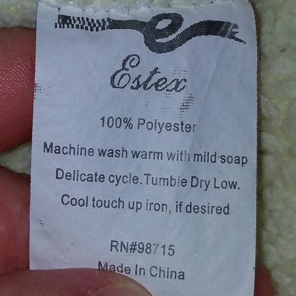 Estex Yellow Giraffe Baby Blanket Security Lovey Fleece Green 28" x 30" - Picture 3 of 5